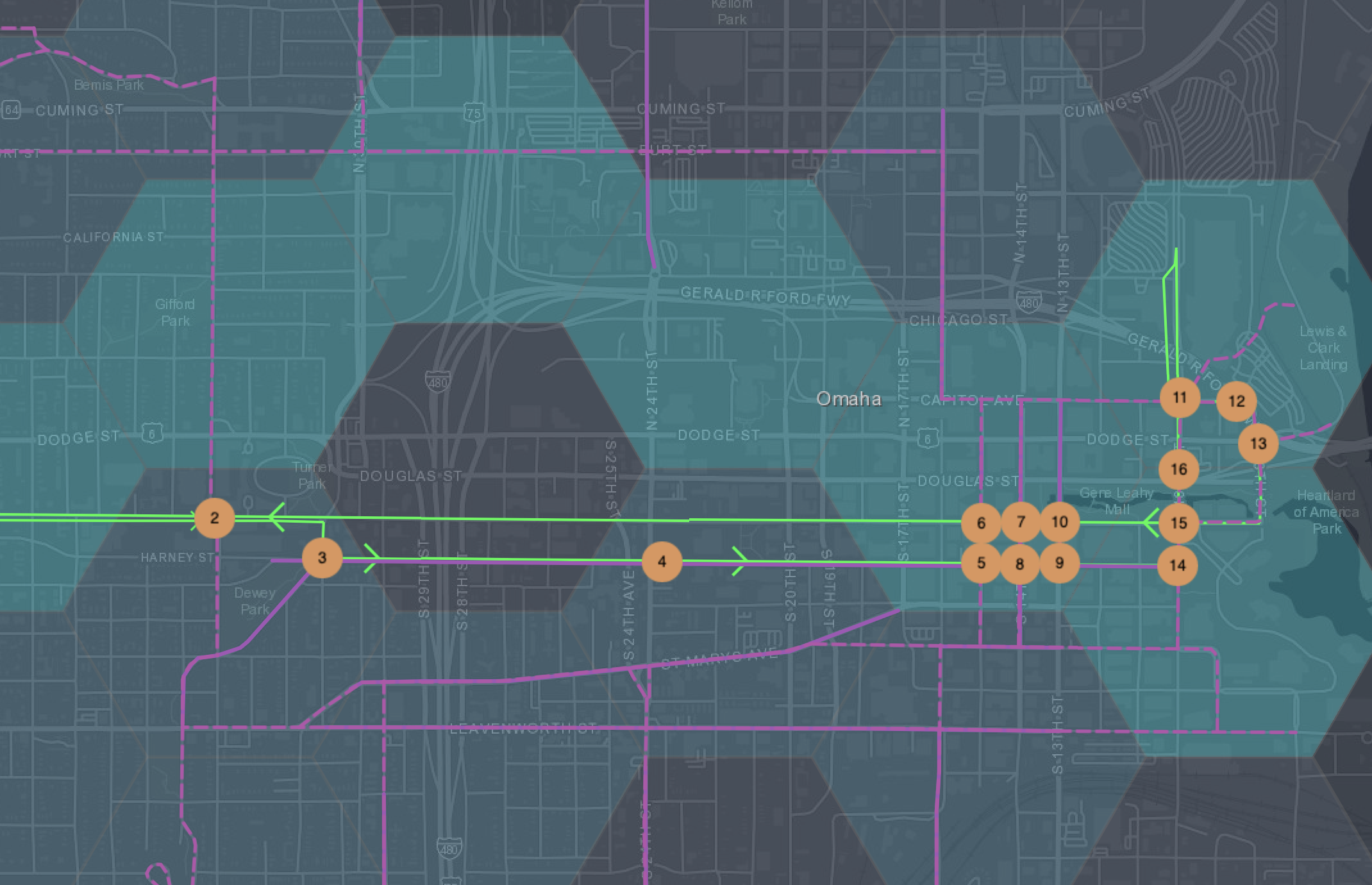 Report Shows Gaps in Bike Infrastructure and Potential Streetcar Conflicts.